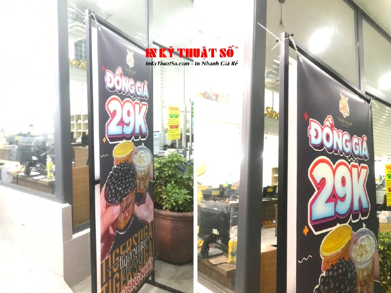 Làm standee khung sắt TPHCM - Tư vấn làm chân standee ngoài trời tại Việt Nam Printing