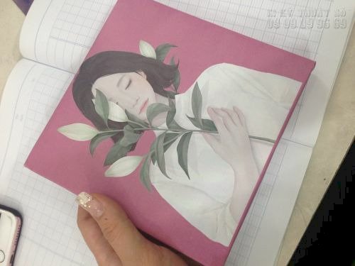In tranh chân dung trên chất liệu Canvas treo tường tại Việt Nam Printing
