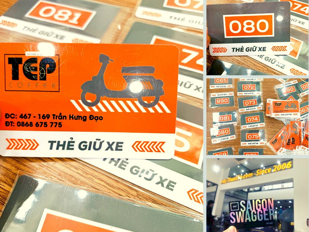 Top 10 công ty in thẻ nhựa giữ xe lấy liền, vé gửi xe bằng thẻ nhựa PVC TPHCM