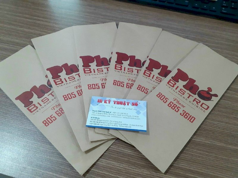 In túi giấy đựng thực phẩm giá rẻ tại Việt Nam Printing