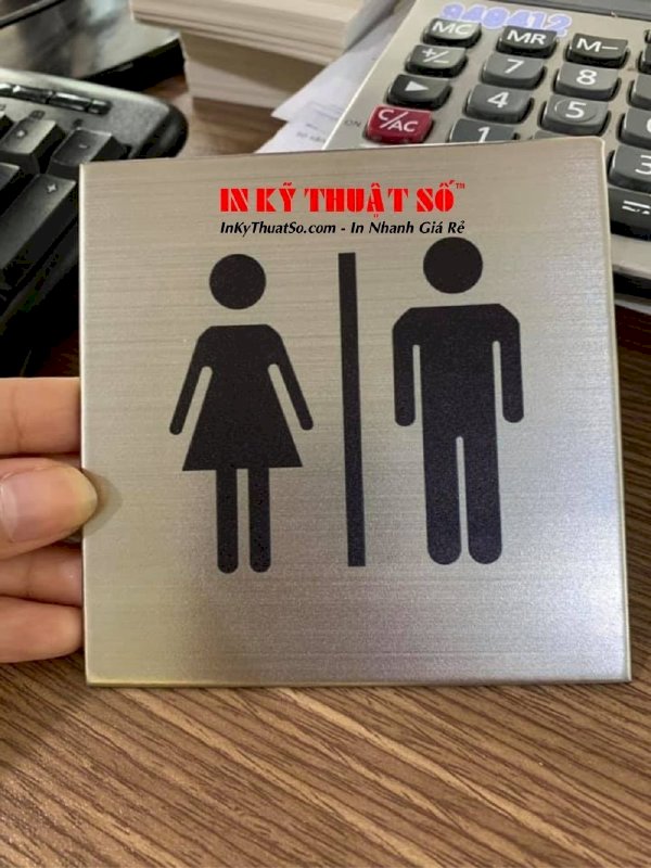 Làm biển chỉ dẫn, bảng thông báo inox, biển no smoking tại Việt Nam Printing