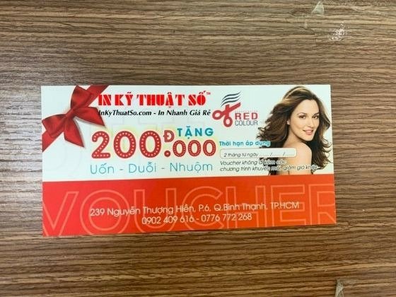 In voucher tóc uốn - duỗi - nhuộn từ salon tóc, tiệm cắt tóc