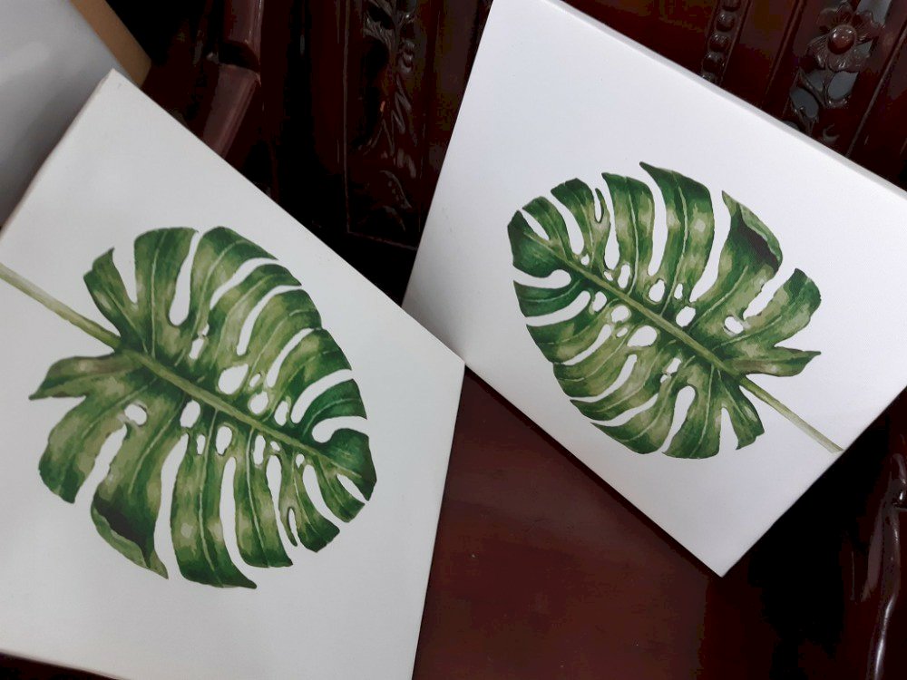 Tranh in Leaf - Green Leaf Botanical - Tropical Leaf Print - Tranh LEAF | In Kỹ Thuật Số Since 2006