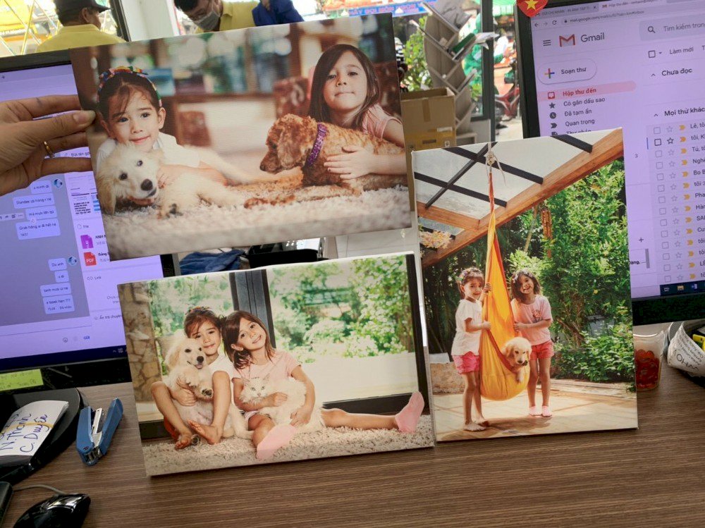 In tranh canvas từ ảnh chụp gia đình | In Kỹ Thuật Số Since 2006