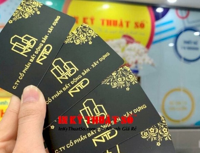 Hình ảnh đại diện In name card bằng giấy mỹ thuật, giấy Coucher cao cấp - ép kim, ép nhũ tại Việt Nam Printing 