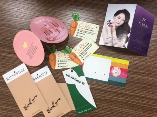 Làm flashcard bằng giấy gì?