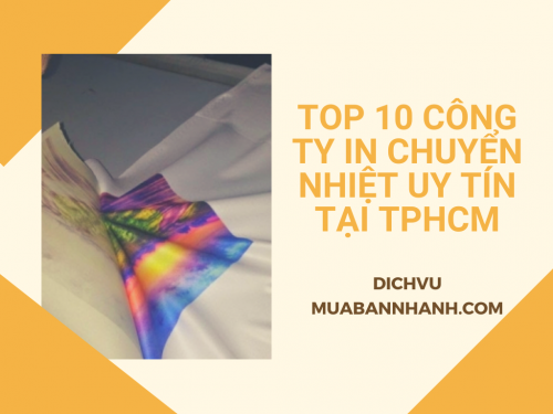 Top 10 công ty in chuyển nhiệt uy tín tại TPHCM - Chuyên in logo lên áo thun, khẩu trang, cặp sách, ốp lưng, ly cốc