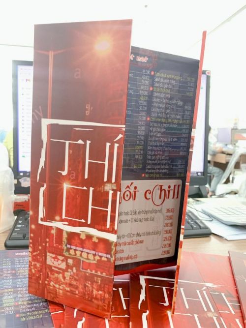 In menu chất lượng, in nhanh menu - In menu quyển dán gói bồi formex bằng công nghệ in của Việt Nam Printing