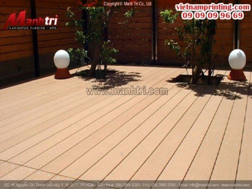 Gỗ nhựa Awood Decking chuyên dùng lát sàn trời